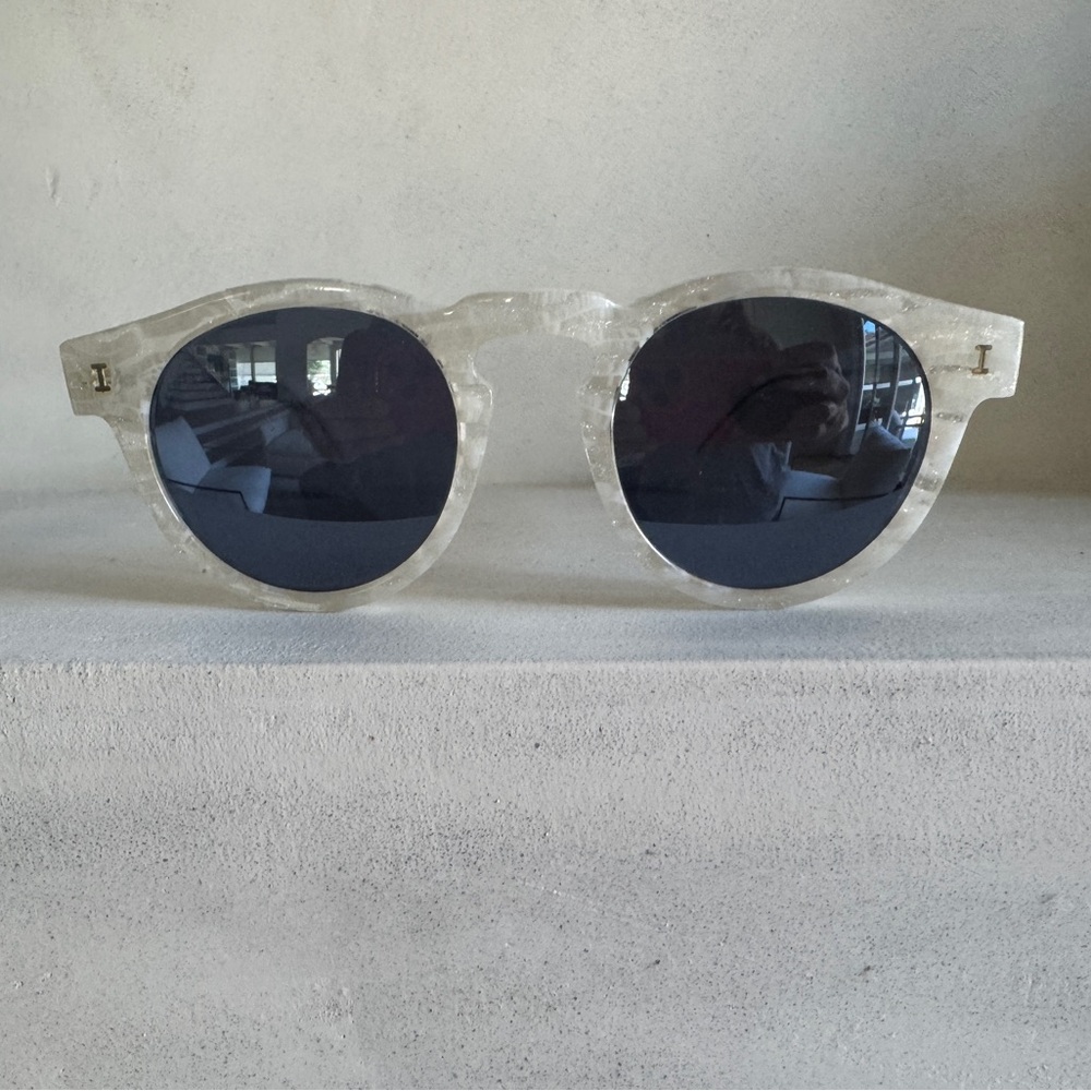 Illesteva Leonard Sunglasses Frost White Sunglasses